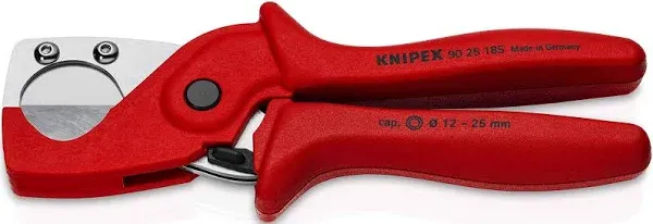 KNIPEX Tools 90 25 185 PVC and Flexible Hose Cutter, Red