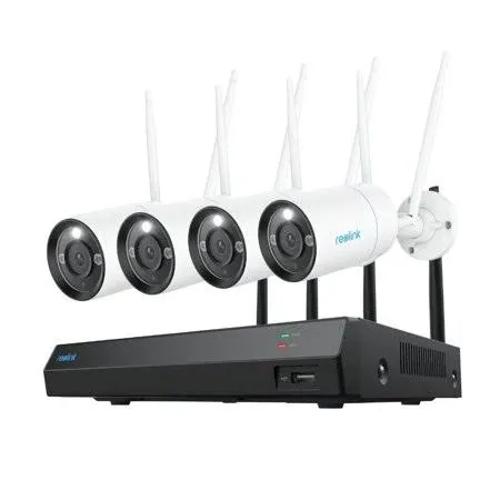 Reolink 12CH NVR 4K 8MP IK10 Wi-Fi 6 Surveillance Camera System 24/7 Recording