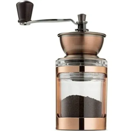 MITBAK Manual Coffee Grinder with Adjustable Settings Sleek Hand Coffee Bean Burr Mill Great for French Press