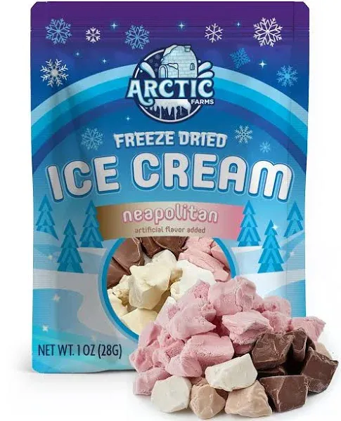 Arctic Farms Freeze Dried Neapolitan Ice Cream