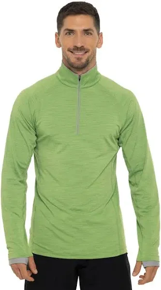 Coolibar Men's Ultimate Half-Zip UPF 50+ Rash Guard