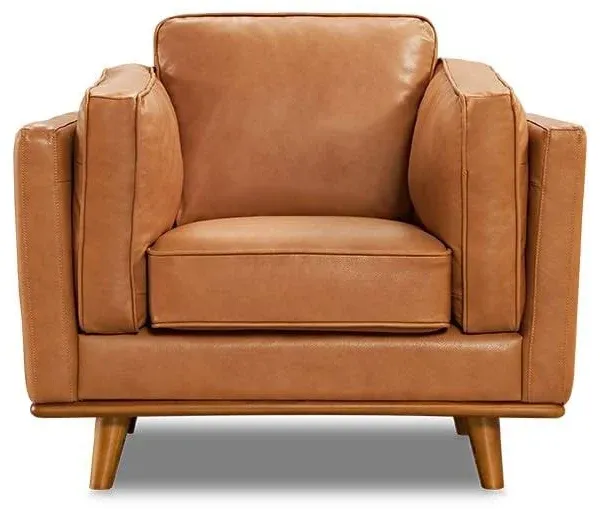 Valencia Artisan Leather Accent Chair