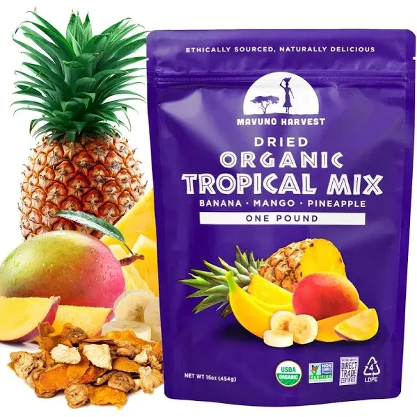 Mavuno Harvest Organic Dried Fruit Tropical Mix