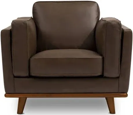 Valencia Artisan Leather Accent Chair