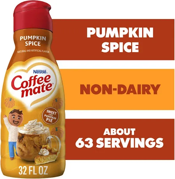 Coffee mate Pumpkin Spice Liquid Coffee Creamer