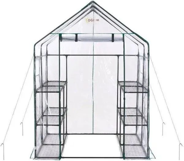 Machrus Ogrow Deluxe Walk-In Greenhouse