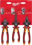 Milwaukee Hand Tools - VDE Pliers Set, 3 Piece