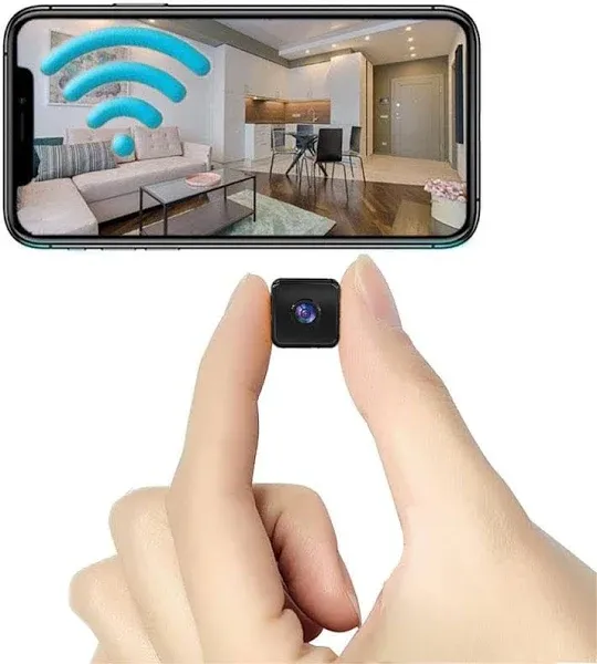 ZHOUCXZDA Mini Indoor Security Camera Wireless WiFi Home Camera Small Outdoor WiFi Pet Cameras,2024 New HD Tiny Nanny Cam