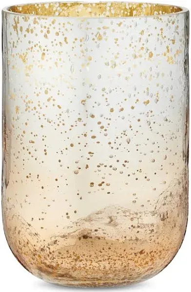 Balsam & Cedar Large Crackle Glass Candle