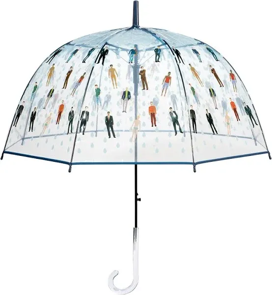 "Raining Men" Clear Bubble Dome Umbrella - Perfect White Elephant Gift, Christmas Present or Birthday Gift