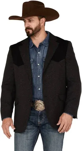 Cody James Men's Waco Contrast Yolk Western Sportcoat