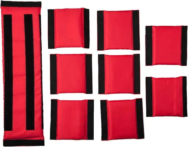 Barfly , Divider Set for M30931 Bag - 1 long, 8 short,Red