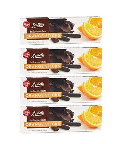 Dark Chocolate Sticks, Orange, 3 Pack; (10.5 oz. each box)