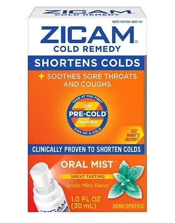 Zicam Cold Remedy, Arctic Mist Flavor, Oral Mist - 1.0 fl oz