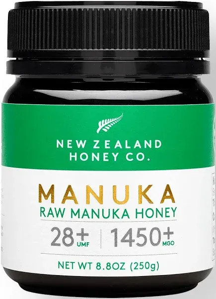 New Zealand Honey Co. Raw Manuka Honey UMF 28+ | MGO 1450+, UMF Certified / 8.8oz