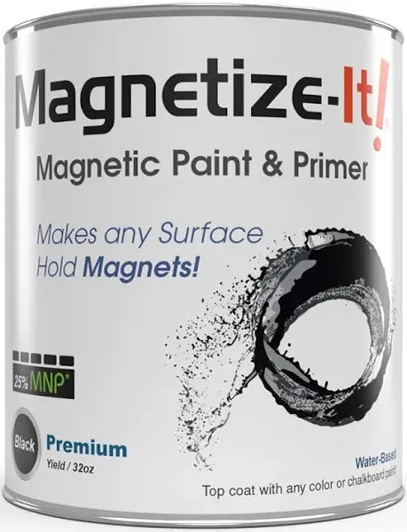 Magnetize-It! Magnetic Paint & Primer Premium Yield 32oz