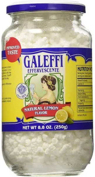 Galeffi Effervescent with Lemon Flavor - 8.8 oz Jar