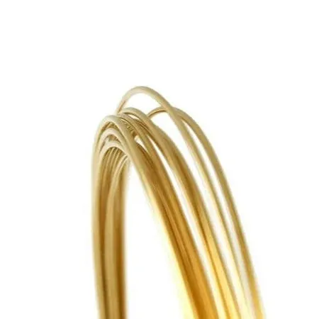 14K Gold Filled Round Half Hard Wire