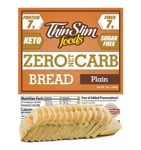 ThinSlim Foods Plain Bread