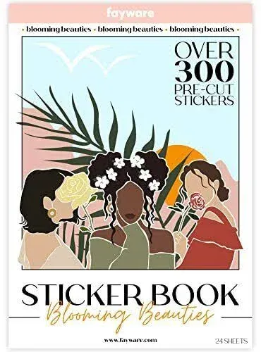 People Stickers for Journaling - 318 Journaling Stickers for Planners, Junk Journals and Scrapbooking with Diverse Girls, Women, Flowers, and Quotes.