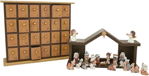 Precious Moments, Nativity Advent Calendar, With Storybook