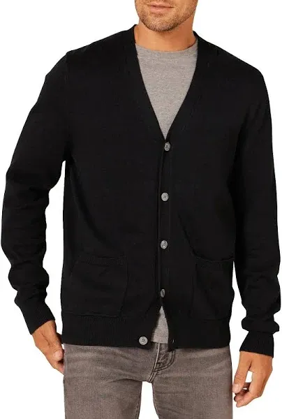 Amazon Essentials Men's Cotton Cardigan Sweater