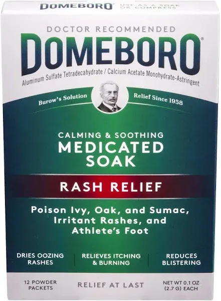 Domeboro Medicated Soak Rash Relief