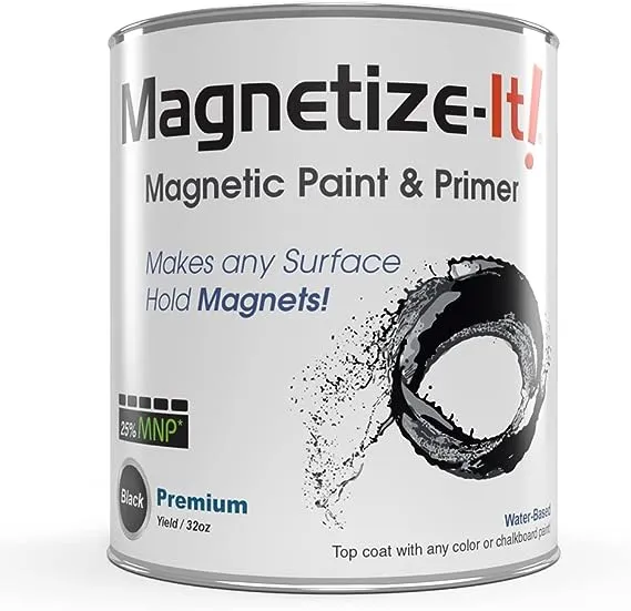 Magnetize-it! Magnetic Paint & Primer – Premium Yield 32oz (MIPYD-1554)