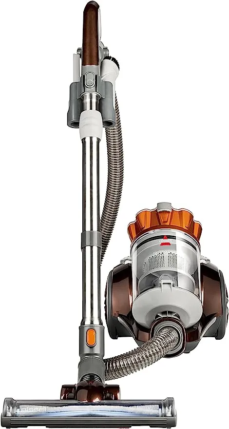 Bissell 1547 Hard Floor Expert Multi-Cyclonic Bagless Canister Vacuum, Silver