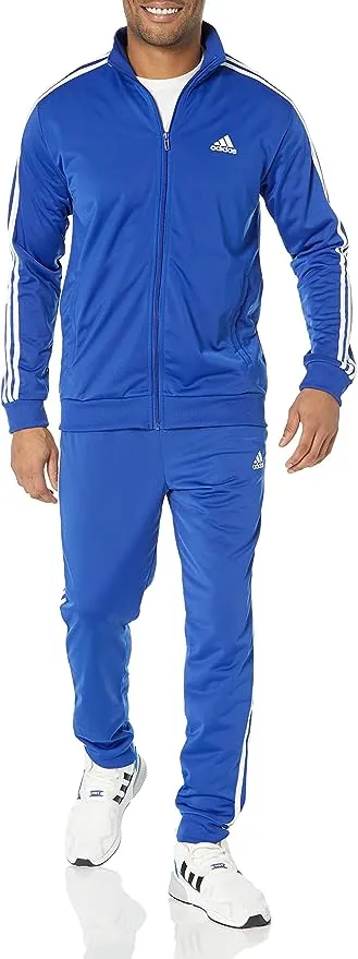 adidas 3 Stripe Tracksuit Mens