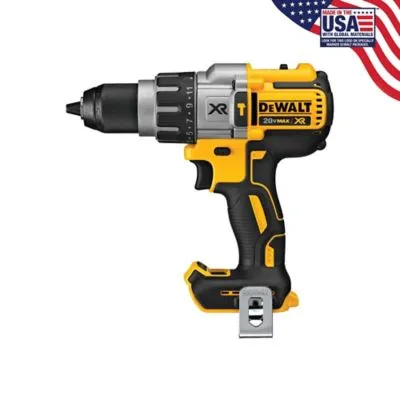 DEWALT 20V MAX XR Hammer Drill, Brushless, 3-Speed, Tool Only (DCD996B), Yellow/Black