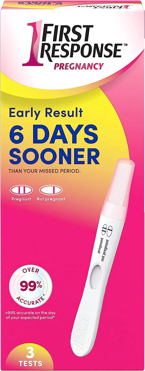 First Response Early Result Pregnancy Test, 3 Count (Packaging & Test Design May Vary)