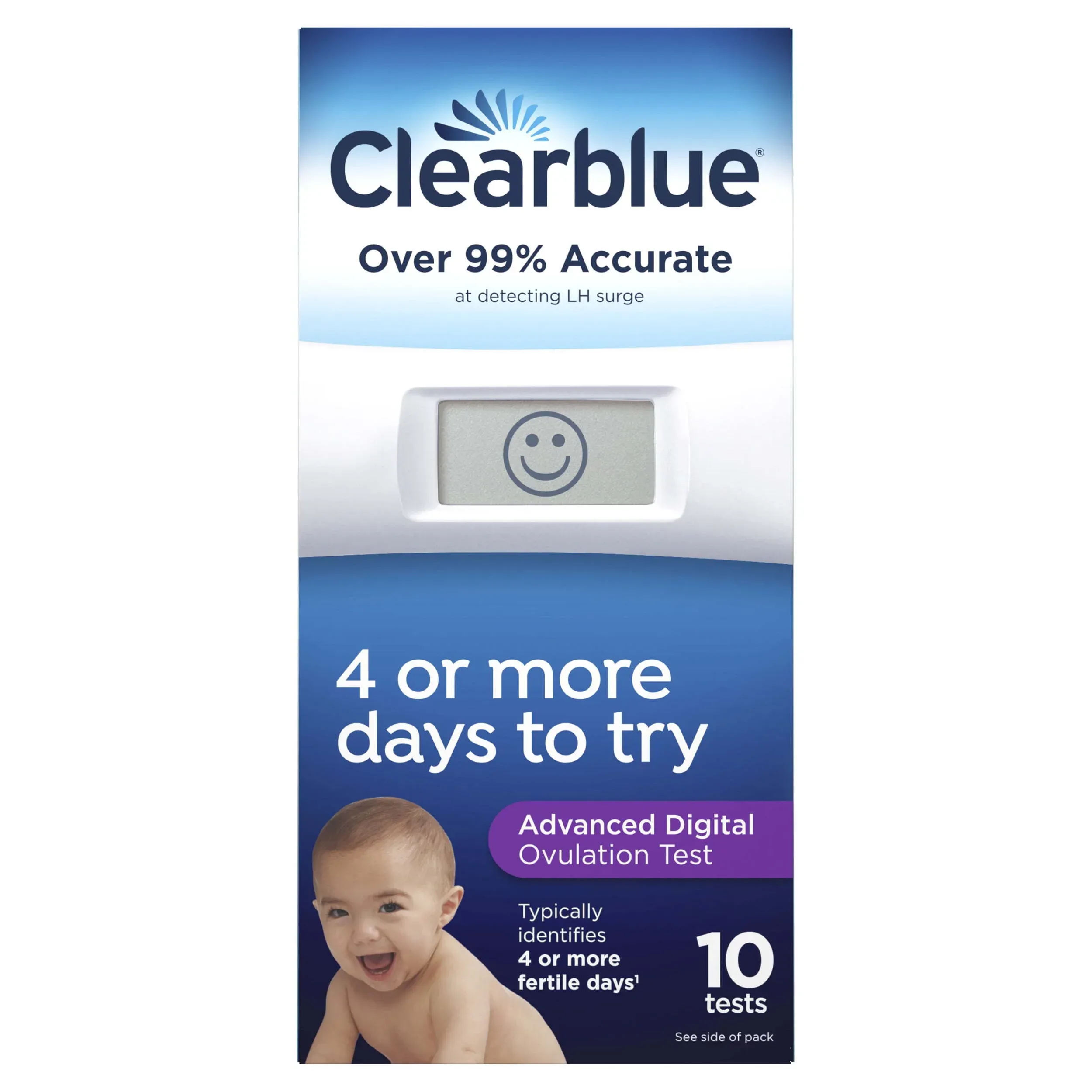 Clearblue Advanced Digital Ovulation Test - 10 Tests