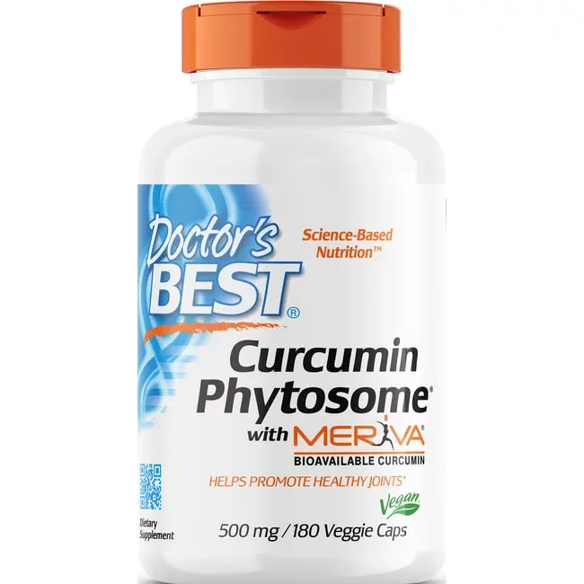 Doctor's Best, Curcumin Phytosome with Meriva, 500 mg, 60 Veggie Caps