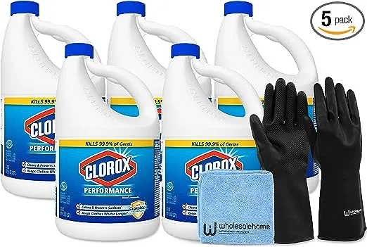 Clorox Performance Bleach, 121 oz, Pack of 3