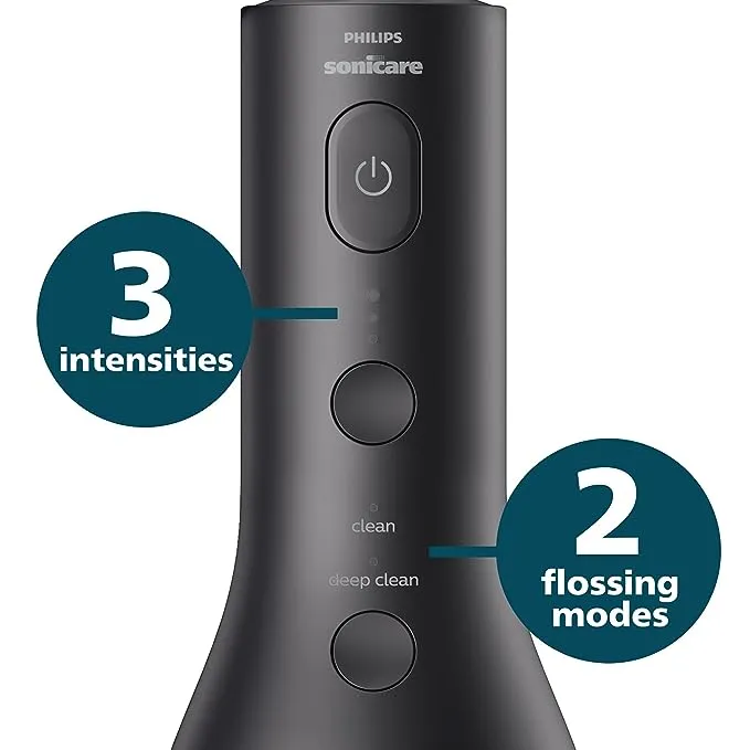 Philips Sonicare Power Flosser 3000 Cordless, Black, HX3806/23