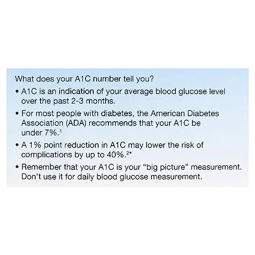 CVS A1C At Home Test Kit, Home Use Monitoring of Glycemic Control, Easy Operation for at home A1C Monitoring