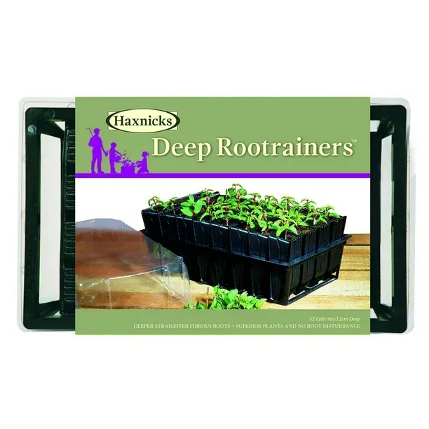 Haxnicks 2 Deep Rootrainers Plug Plant Propagator Set: Stronger Seeds & Cuttings