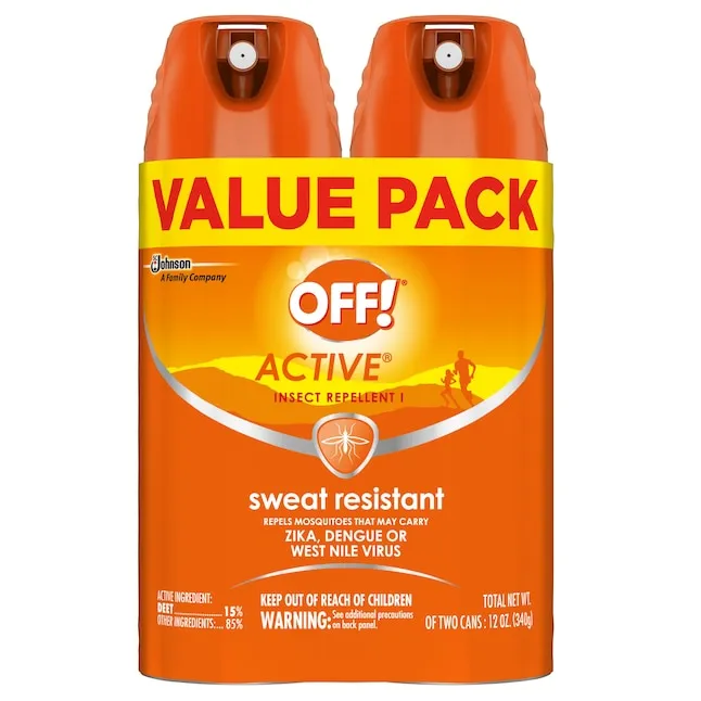 Diversey Off! Active Insect Repellent Sweat Resistant 6 oz Pack of 12