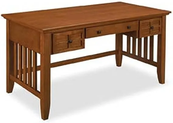 Arts & Crafts Cottage Oak Executive Desk by Home Styles