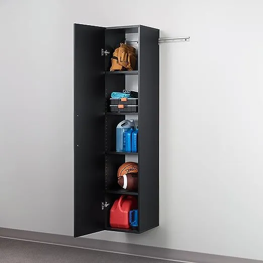 Prepac HangUps 15 Inch Narrow Storage Cabinet