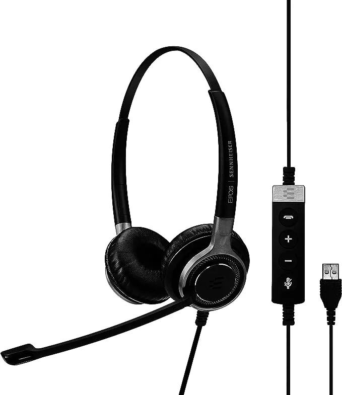 Sennheiser SC 660 USB ML Headset - Stereo - Wired -  Noise Cancelling Microphone