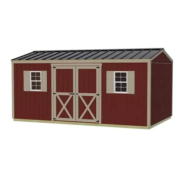 Best Barns Cypress 10X16 Wood Shed Kit