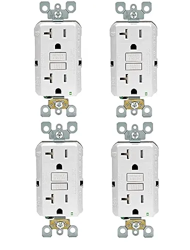 Leviton GFTR2-W Self-Test GFCI Receptacle Tamper Resistant Duplex