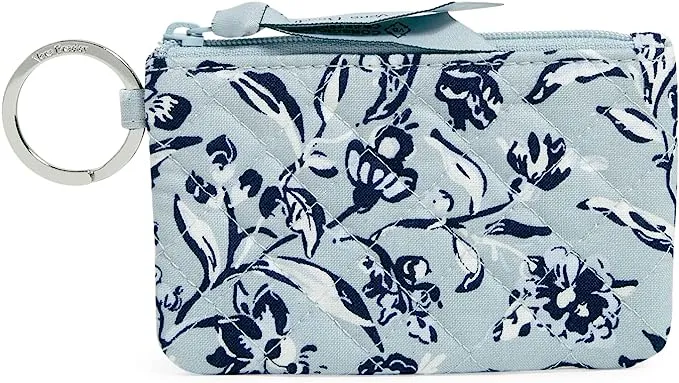 Vera Bradley Iconic Zip ID Case, Gray