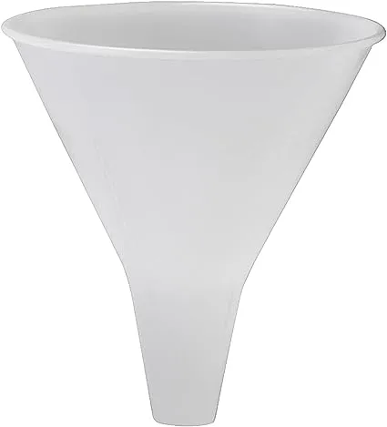 Hutzler 32 oz. Wide Neck Plastic Funnel, Natural