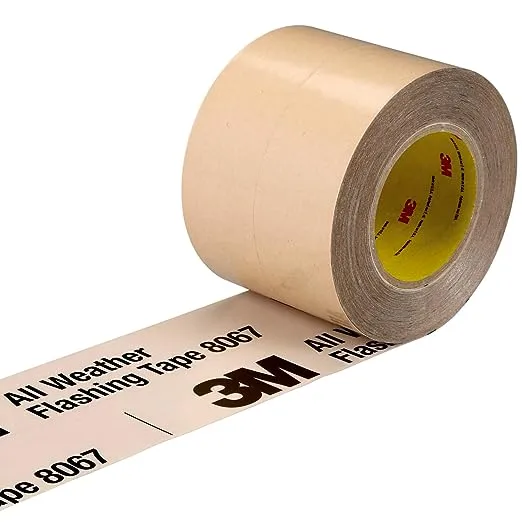 3M All Weather Flashing Tape 8067, 2 in x 75 ft, 1 Roll, Adhesive Backed Split Liner, Prevents Moisture Intrusion, Waterproof Flashing Seals Doors, Windows, Openings in Wood Frame Construction, Tan