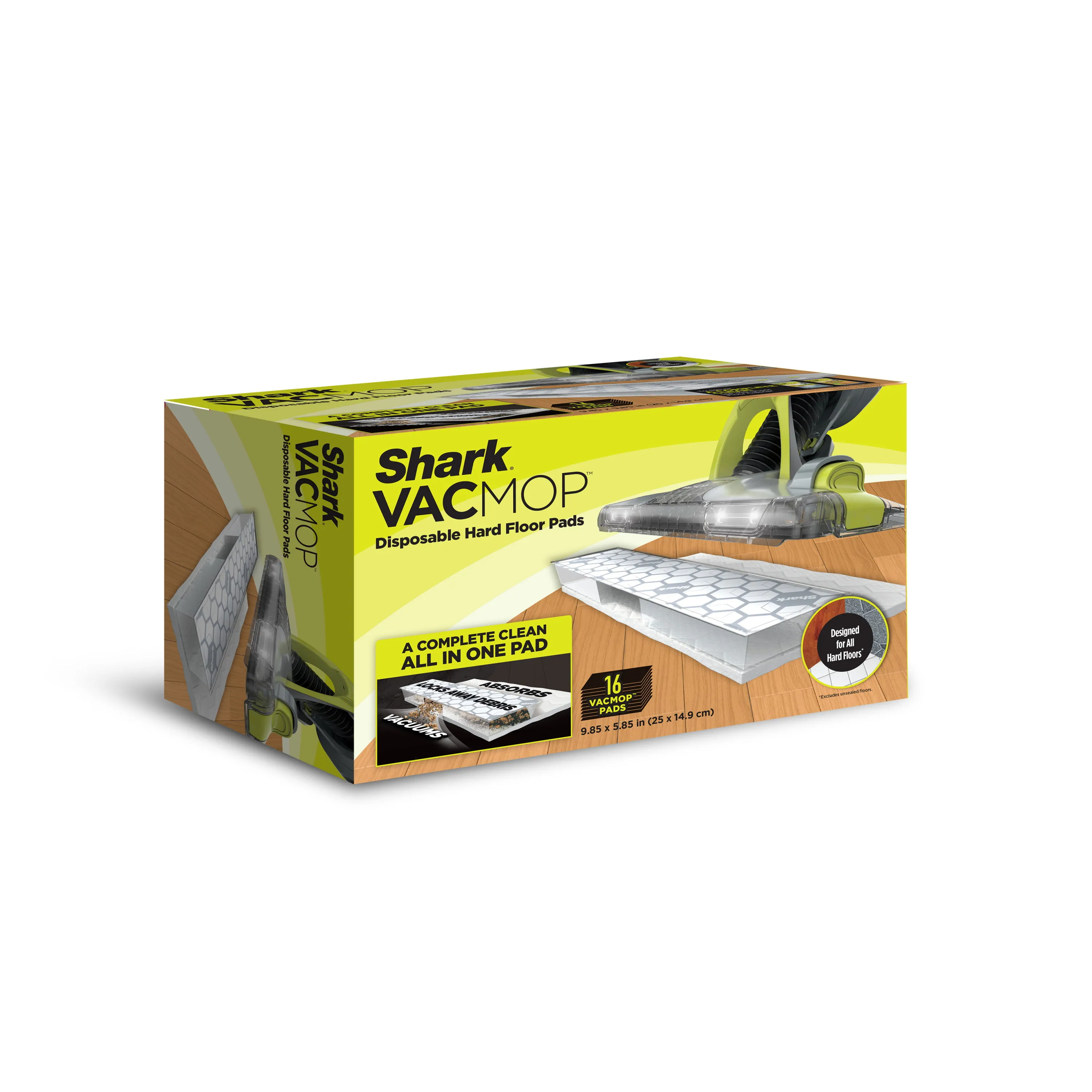 Shark Vacmop Disposable Hard Floor Vacuum and Mop Pad Refills