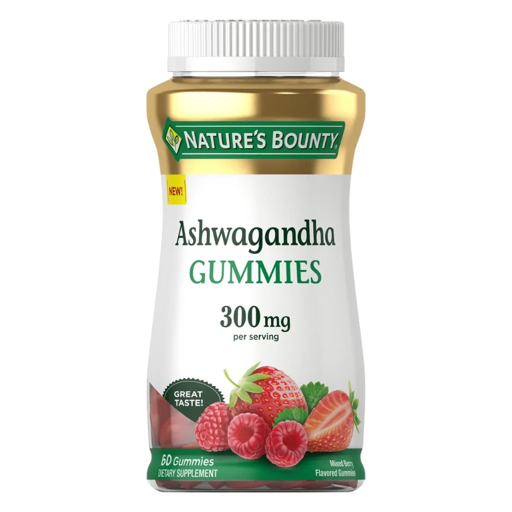 Nature's Bounty Ashwagandha Gummies - Mixed Berry, 300mg, 60 ct