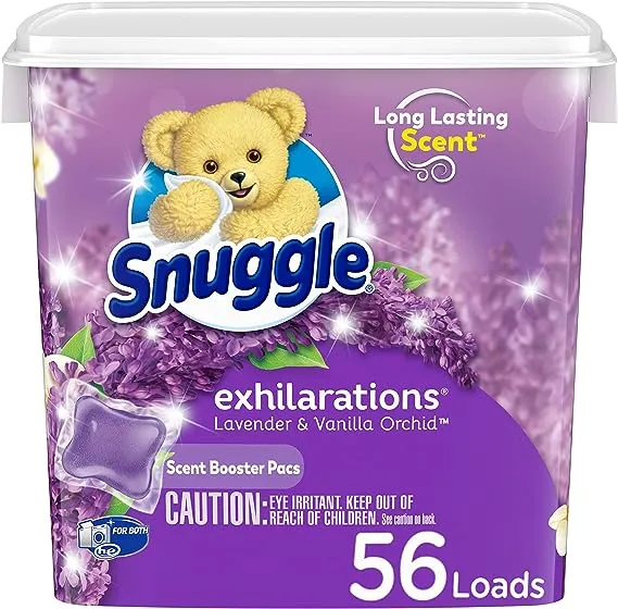 Generic Snuggle Exhilarations In Wash Laundry Scent Booster Pacs, Lavender & Vanilla Orchid, 56 Count (2)